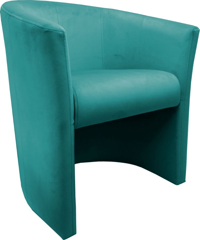 Atos Fotel MAROS VELVET morski do salonu ATOS