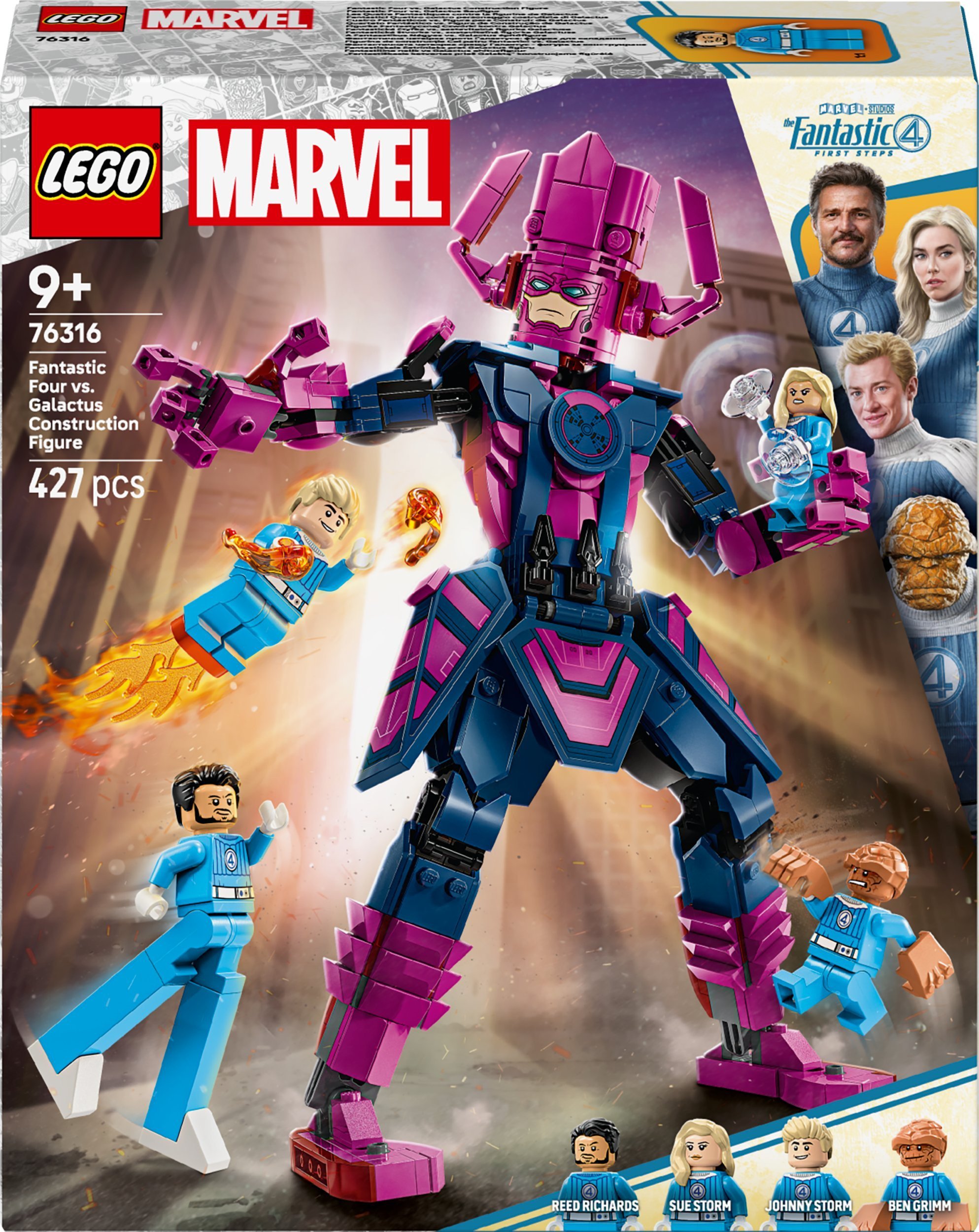LEGO Marvel Figurka Fantastycznej Czwórki kontra Galactus (76316)