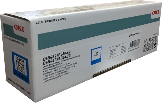 Toner OKI Cyan (46490623)