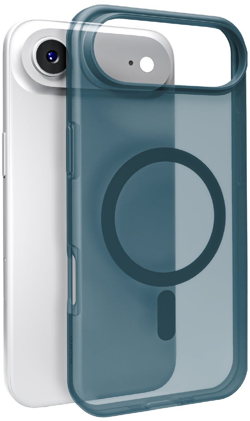 Etui silikonowe Puro Daylight kompatybilne z Magsafe na iPhone 17 Air - półprzezroczyste turkusowe