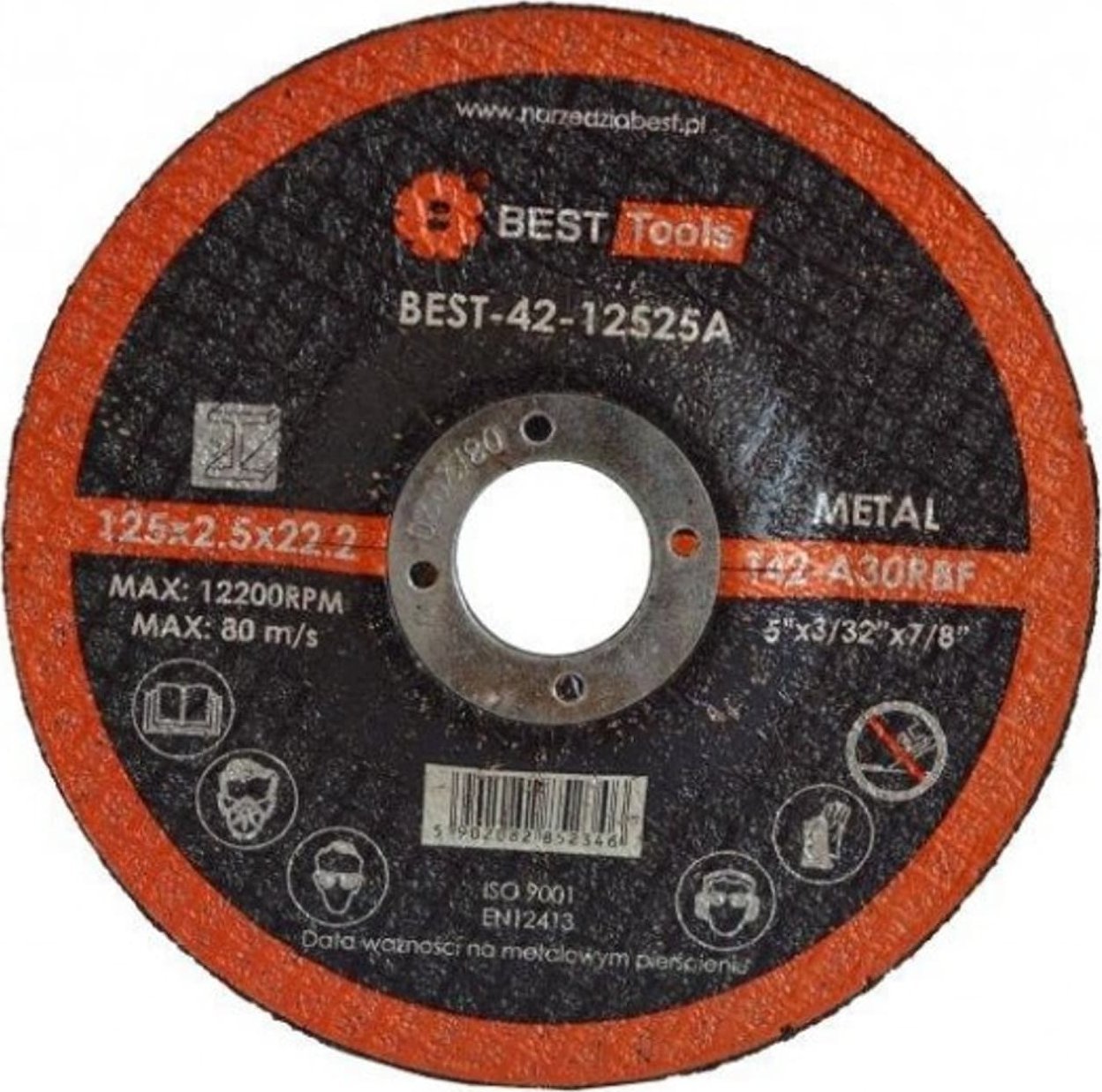 Best-Tools TARCZA FLEX 42 125x2,5x22,2 A30 RBF BEST TOOLS - BEST-42-12525A