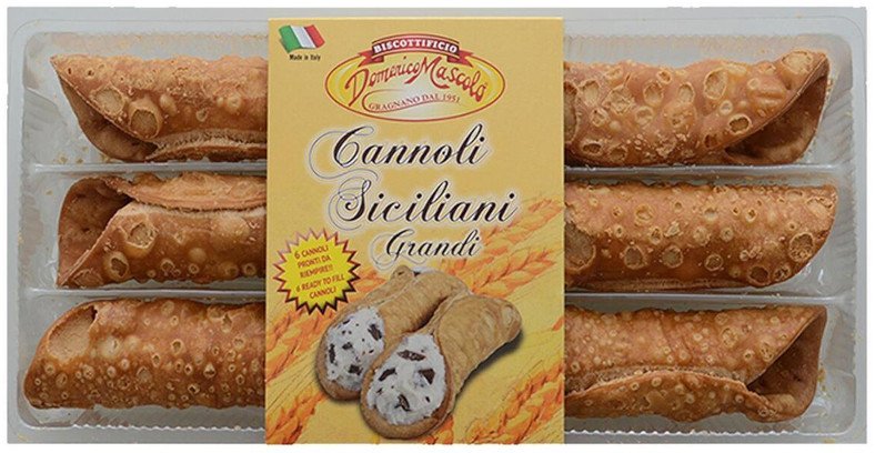 Ciastka rurki Cannoli Siciliani 160g - Domenico Mascolo