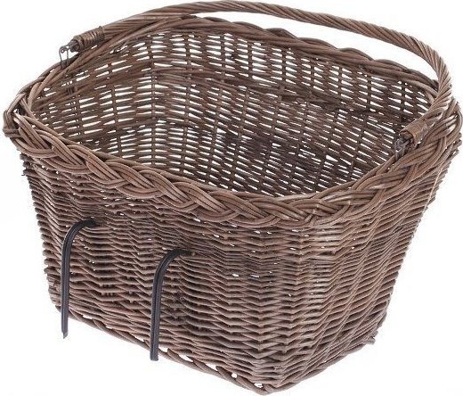 WickerPL Wiklinowy Kosz Rowerowy 46x34 H23/28 cm