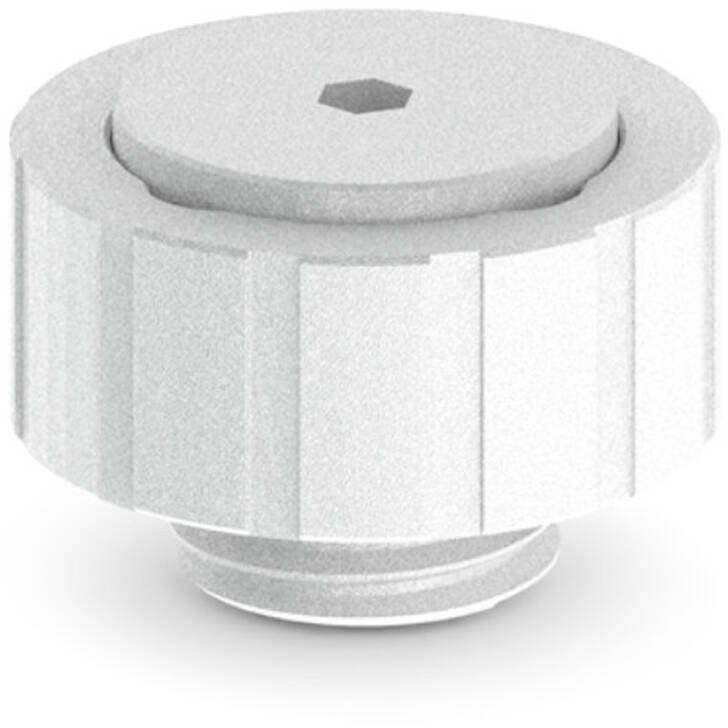 BitsPower ręczny wylot powietrza G1/4 Zoll AG - Arctic-biały