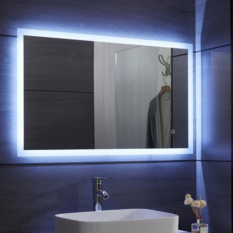 Lustro Aquamarin Lustro łazienkowe LED Aquamarin - 80 x 60 cm