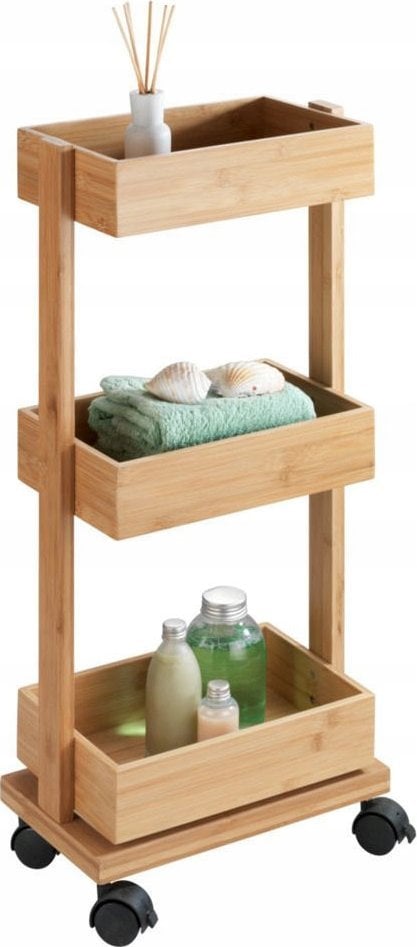 Zeller Wózek łazienkowy na przybory TORTONA, 3 poziomy, WENKO