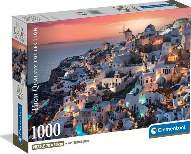 Clementoni Puzzle Compact Shades of Santorini 1000 elementów (39933)