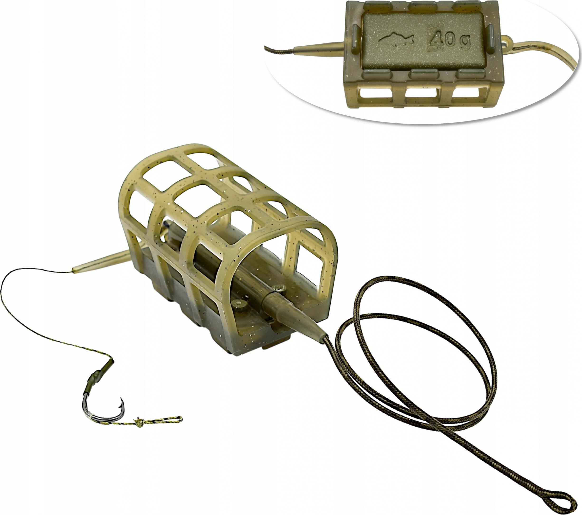 Life-Orange System Karp Ring Feeder Cage Uzbrojony Zestaw 40 g