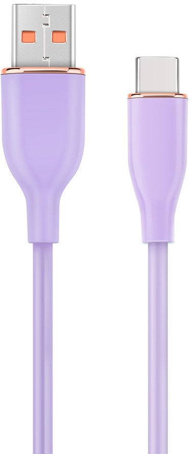 Kabel USB Gembird USB-A - USB-C 1.5 m Fioletowy (CC-USB2S-AMCM-1.5M-P)