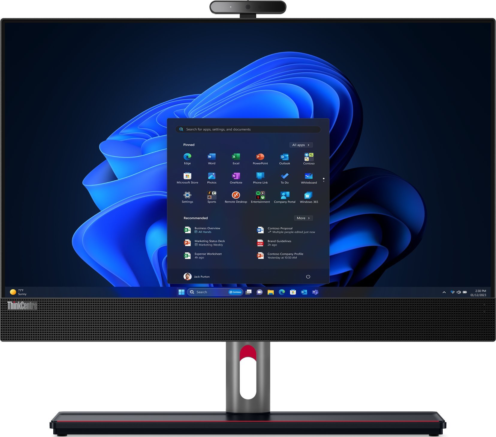 Komputer Lenovo AIO M90a Gen 5 Core i5-14500, 16 GB, 512 GB SSD Windows 11 Pro