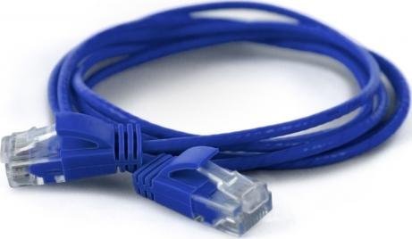 Wantec Wantec wW patch cable CAT6A (about 2,8mm) UTP blue 0,10m (7239)