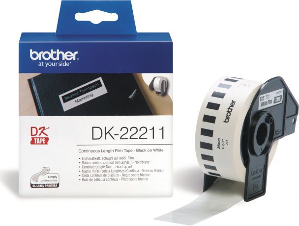 Brother Taśma Brother Film White Film tape 29mm (DK22211)