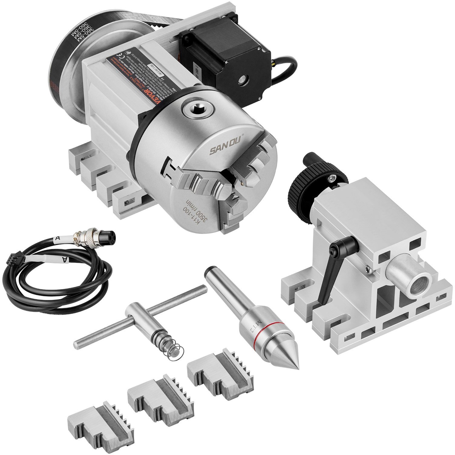 Podzielnica do frezarki podzielnica frezarska 3 szczęki 100mm