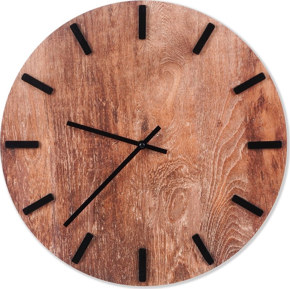 Vilde Zegar ścienny brązowy 40 cm