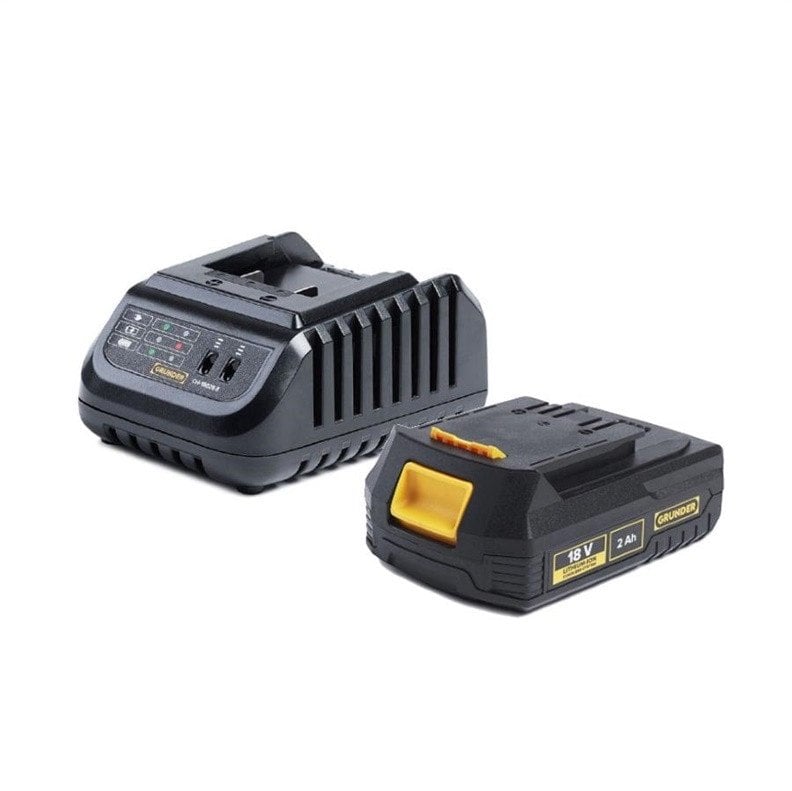 CHARGER WITH BATTERY 2AH. 2.4A 18V