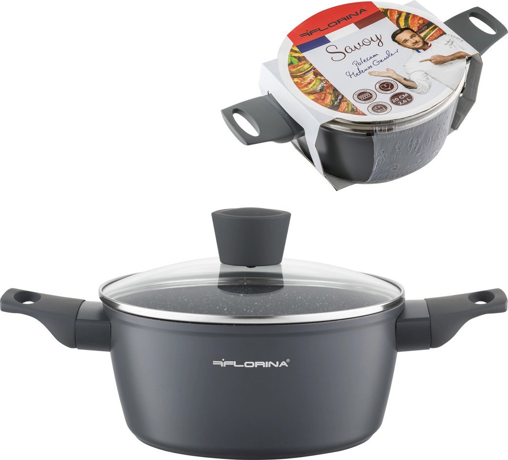 Florina Garnek aluminiowy Florina Savoy by Mateusz Gessler 20 cm 2,6 l