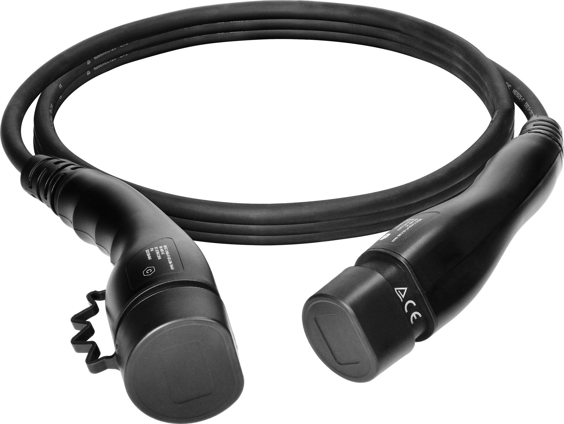 Kabel do ładowania samochodów elektrycznych 3f 400V 32A 22kW 5m TYP2 IP54