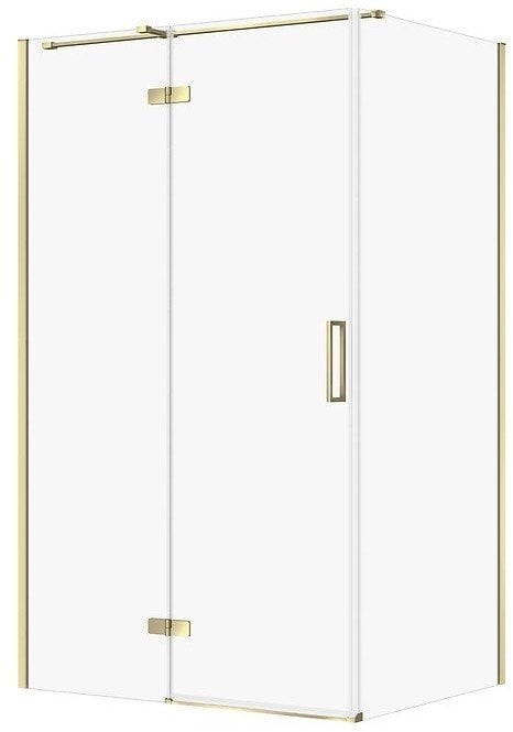 KABINA PRYSZNICOWA CITY Z ZAWIASAMI ZŁOTA 120X90X195 LEWA TRANSP