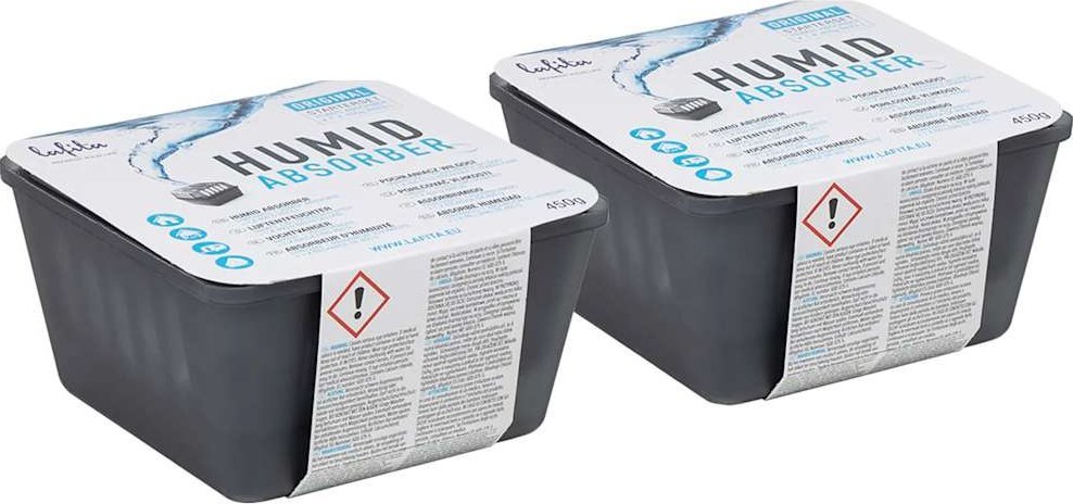 vidaXL Pochłaniacze wilgoci z woreczkami uzupełniającymi, 2 szt.