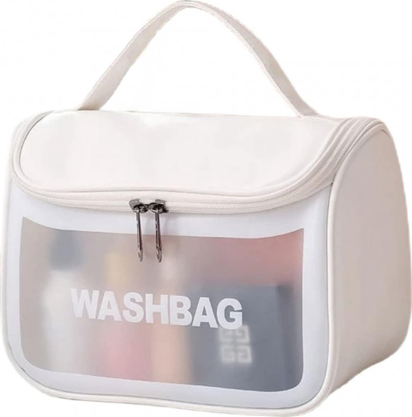 eCarla Kosmetyczka rozkładana WASHBAG kuferek biały KS46B
