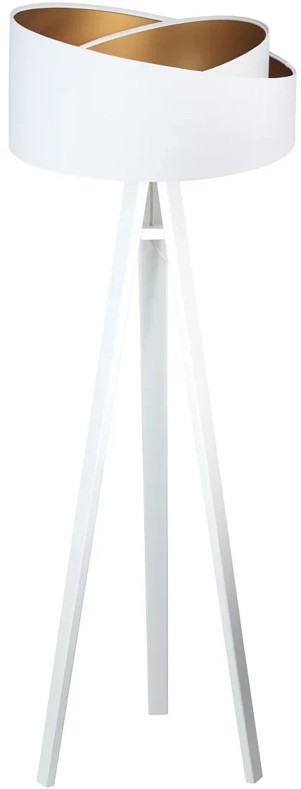 Lampa stojąca GEMSTONE biała/złota BPS KONCEPT