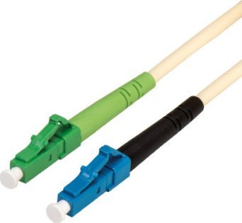 Triton VALUE kabel światłowodowy 9/125um, LC UPC / LC APC, simplex, kość słoniowa, 10 m