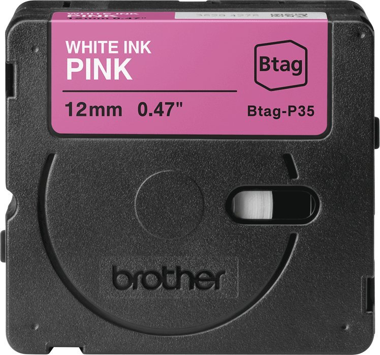 Brother Brother BTAG-P35 taśmy do etykietowania White on pink