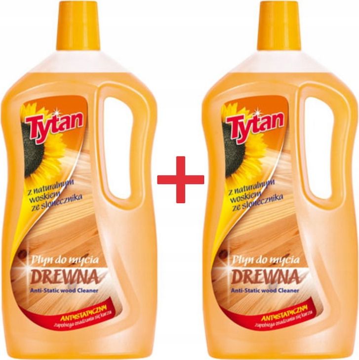 Tytan 2 x PŁYN DO MYCIA DREWNA TYTAN 1kg