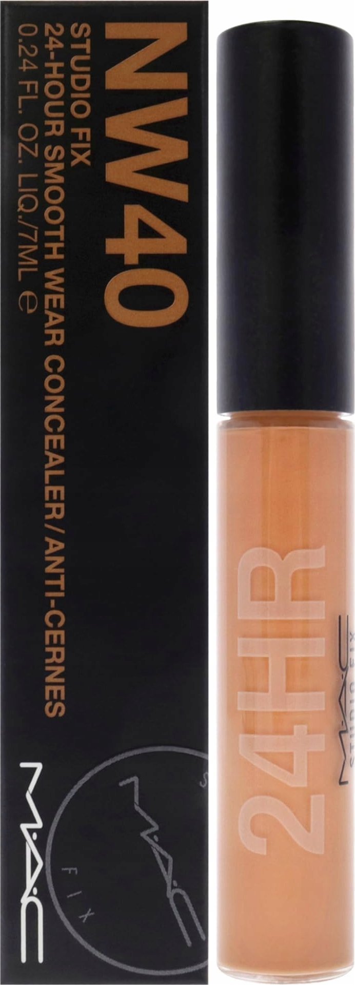 MAC Studio Fix 24H Matte Liquid Concealer NW40, 7 ml For Women
