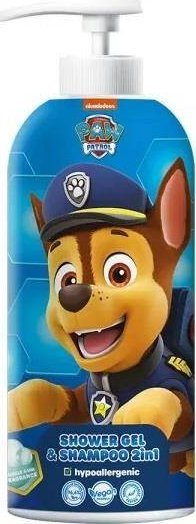 Paw Patrol Chase żel pod prysznic i szampon 2w1 Guma Balonowa 1000ml
