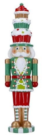 Dziadek do Orzechów z mufinkami na capce LED 12x / Merry Moments