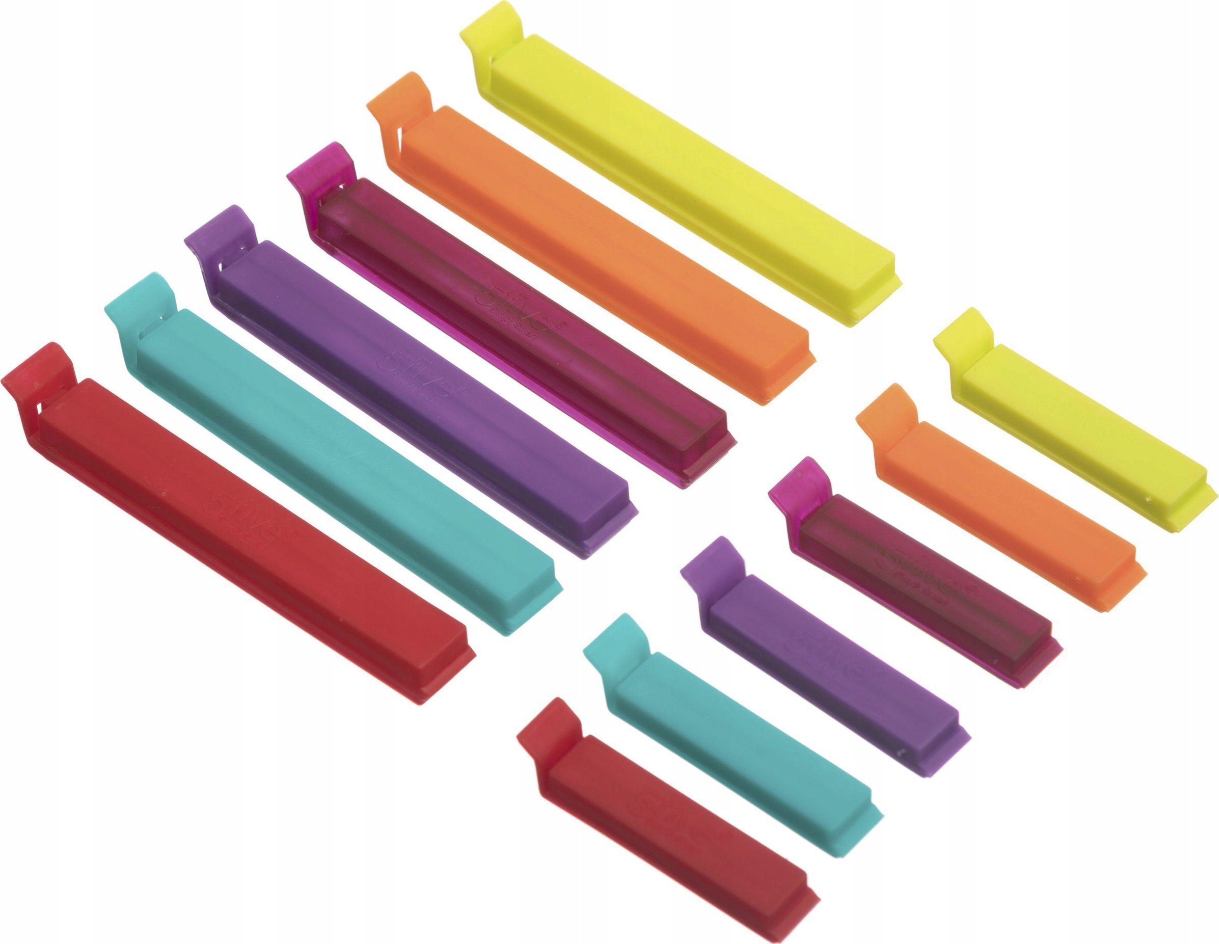 5five Klipsy do żywności, klamerki, 25 sztuk w komplecie