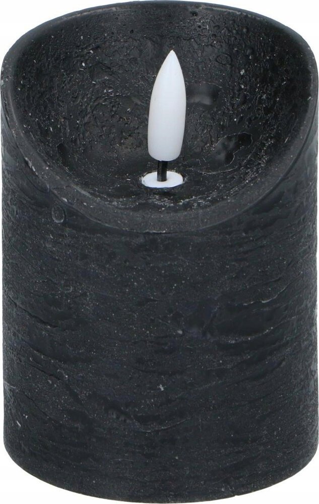 Articasa ŚWIECA DEKORACYJNA 70x90MM LED WOSK BLACK