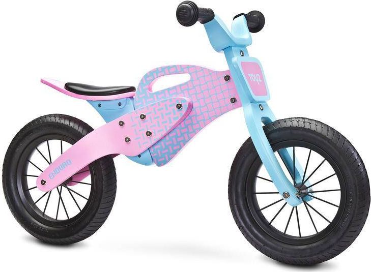 Rowerek biegowy Toyz Rowerek biegowy dziecięcy drewniany Enduro różowy