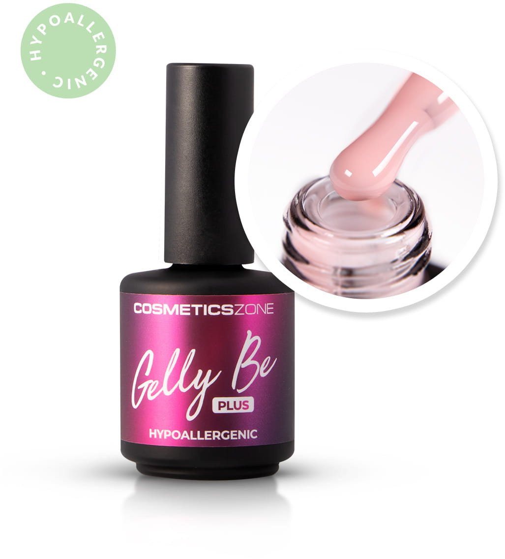 Hipoalergiczna baza żelowa do przedłużania Gelly BE Plus koralowa - Coral Haze 15ml