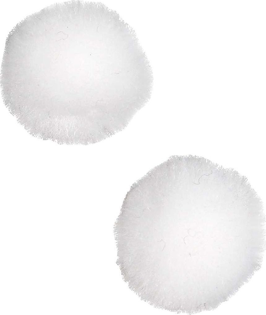 Creativ Company Pompony białe D: 20 mm 100 szt.