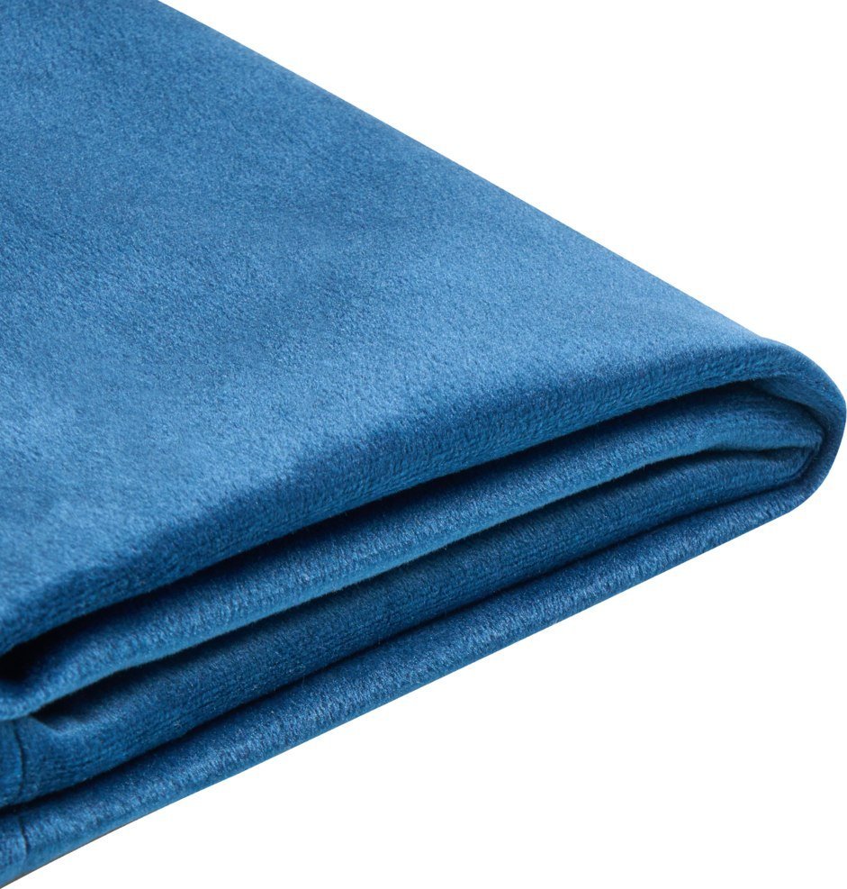 Beliani Wymienne obicie do łóżka 140 x 200 cm niebieskie FITOU