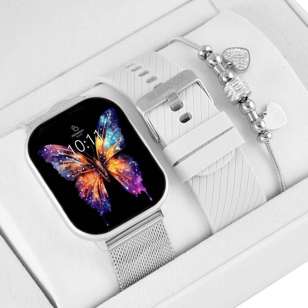 Zestaw zegarek SMARTWATCH RNCF34 Rubicon bransoletka Pacific