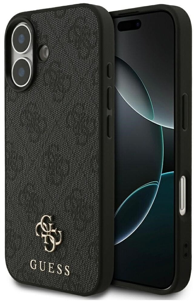 Guess 4G Small Classic Logo MagSafe case for iPhone 17 black