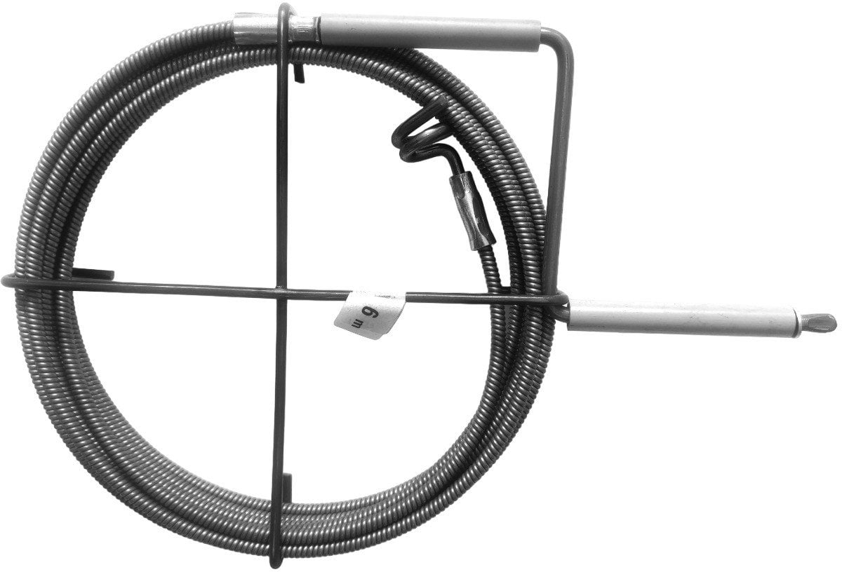 DRAIN CLEANING ROD 6 M WITH DRILL