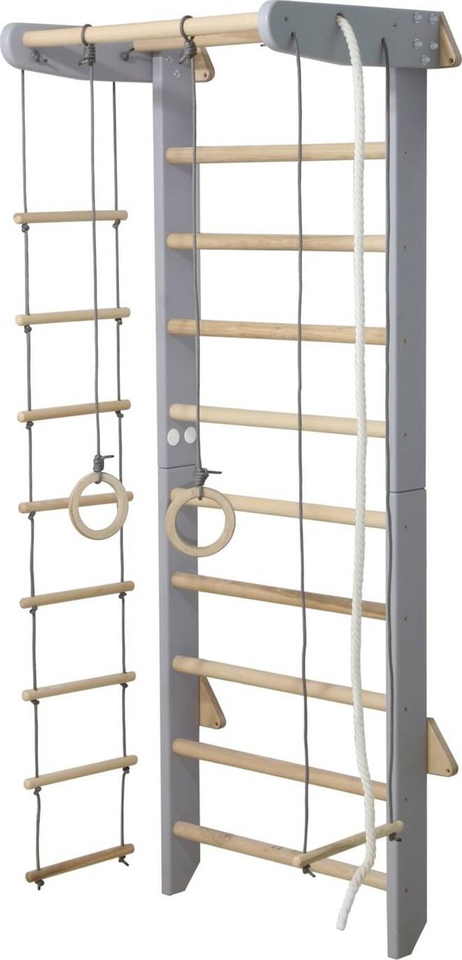 Małpiszon Drabinka gimnastyczna przyścienna szary Numi Irelio
