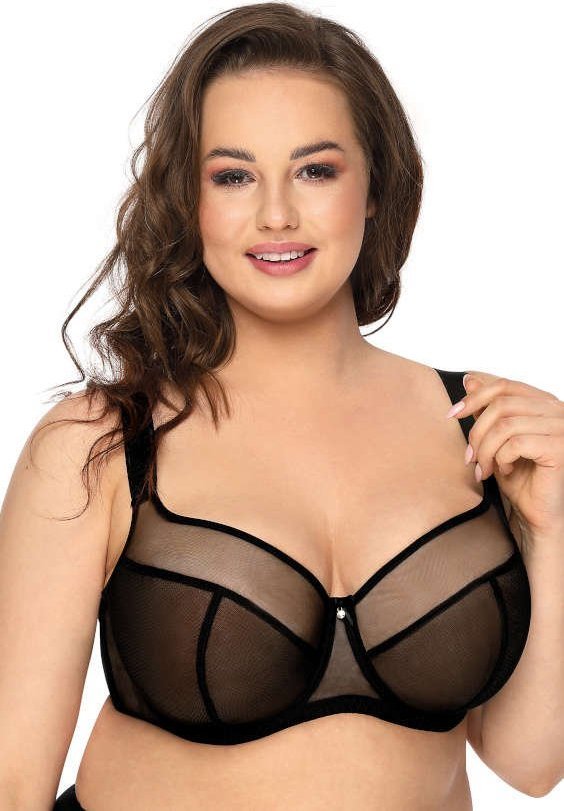 MAT Lingerie Biustonosz miękki czarny Aggie M-0193/2 80H