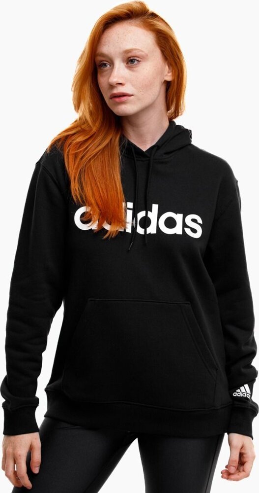 Adidas Bluza damska adidas Essentials Linear czarna IC4426 XS