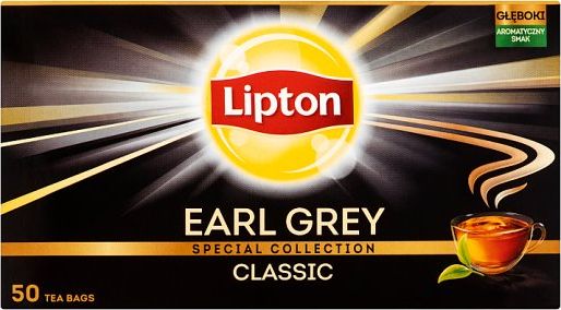 Lipton Herbata Earl Gray 50 torebek