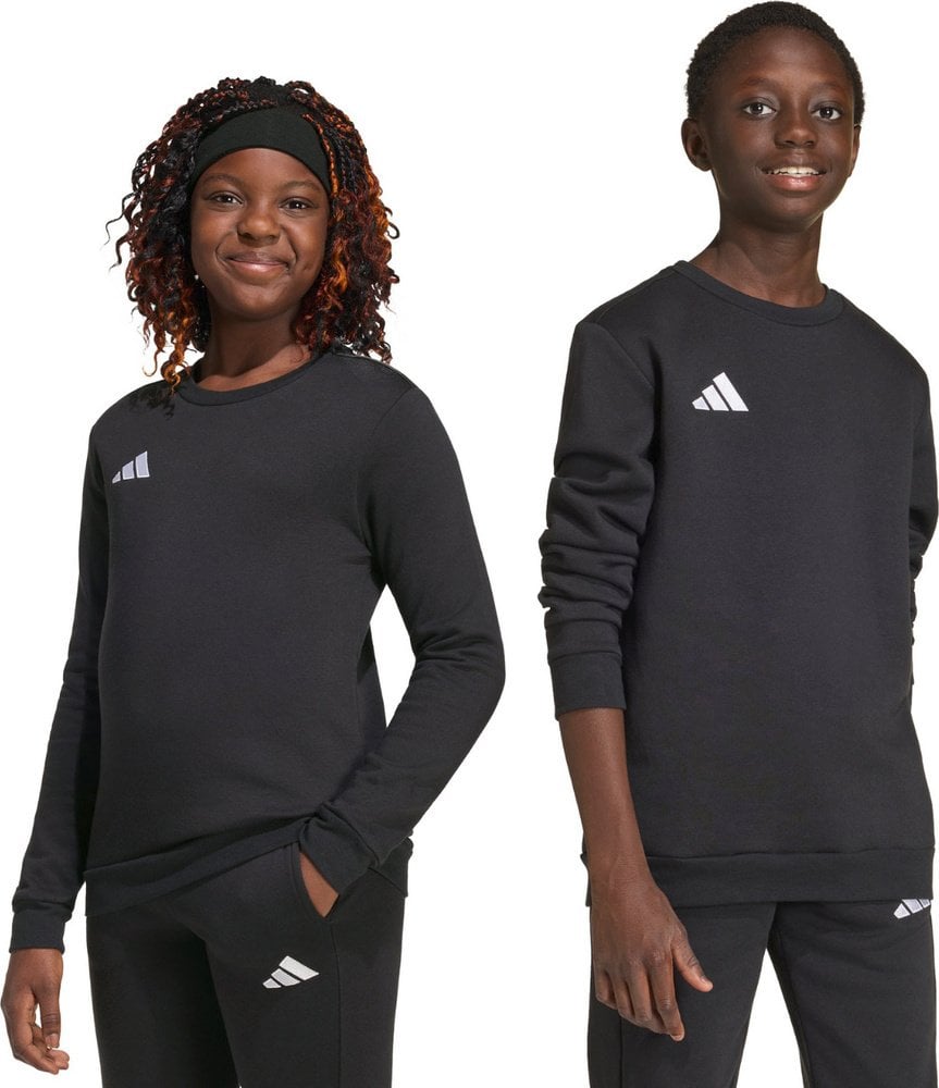 Bluza dla dzieci adidas Entrada 26 Sweat Top czarna JZ6554 116cm