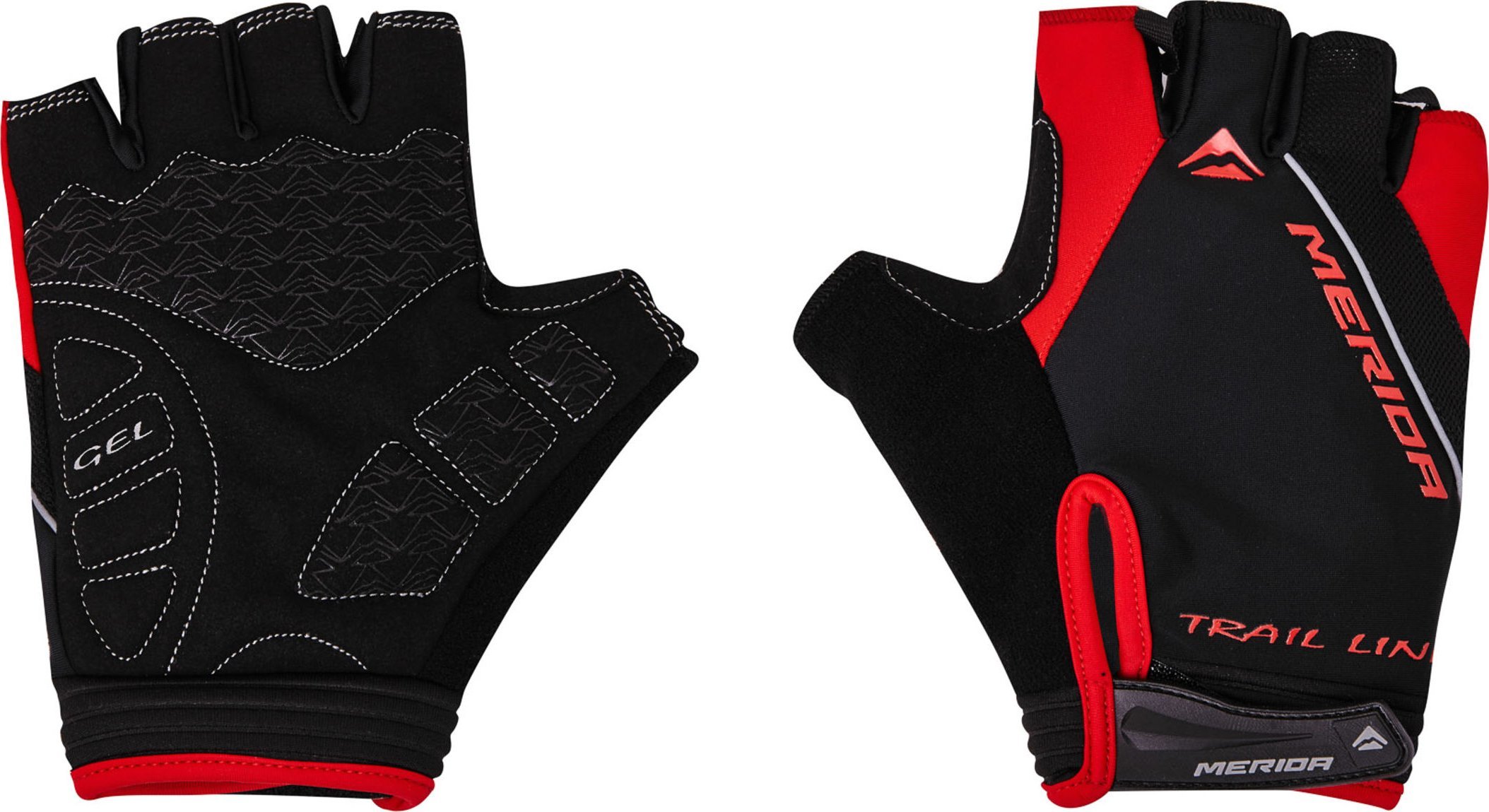 Merida RĘKAWICZKI MERIDA TRAIL LINE KRÓTKI PALEC Rozmiar: M, Wybierz kolor: Black Red