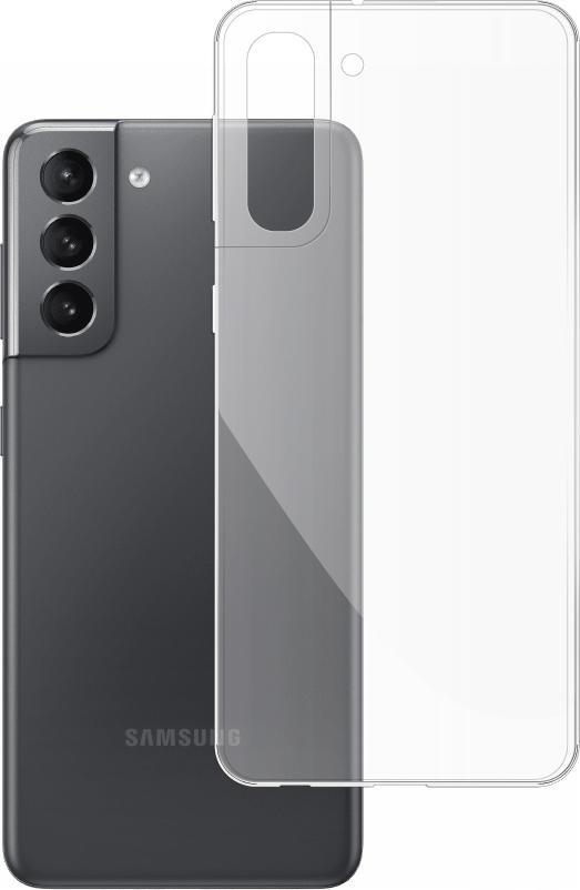 etumi Etui Do Samsung Galaxy S21 5G Gumowe Slim Clear Pokrowiec Ochronny / Futerał Obudowa / Ochrona Clear Cover Bezbarwne Slim Case0144