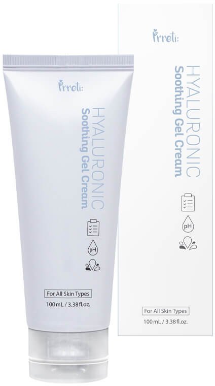 PRRETI Nawilżający żel-krem z kwasem hialuronowym 100 ml