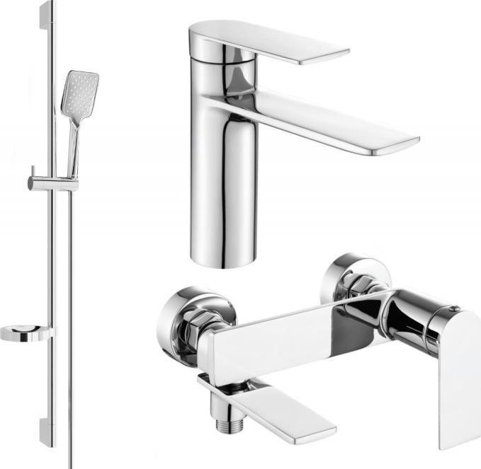 Bateria wannowa Mexen Mexen Zero DS62 zestaw wannowy, chrom - 71103DS62-00