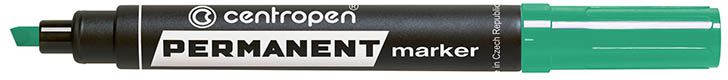 Centropen marker zielony permanentny ścięta końcówka 1,00-4,60mm (585760110)
